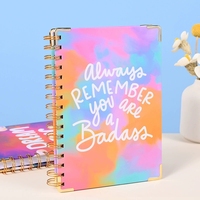 Agenda Personalizada 2025, Tamaño A5, Encuadernación en Espiral, Tapa Dura, Papel Rosa, Opción de Regalo, Logotipo Personalizado, Marca Ango