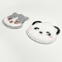 Fer drôle sur des patchs brodés, coudre sur un patch appliqué avec un animal mignon, dessin animé drôle bricolage artisanat pour veste chapeau sac à dos