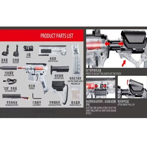 KK F4 2026 Fucile Elettrico ad Alta Velocità a Raffica Continua in Nylon di Alta Qualità 100-150fps per <span class=keywords><strong>Giochi</strong></span> di Tiro all'Aperto per <span class=keywords><strong>Ragazzi</strong></span> - Product Image 3
