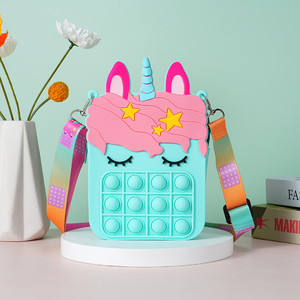 Portamonete portamonete portamonete portamonete in Silicone con decorazione floreale e con stampa di cartoni animati - Product Image 6