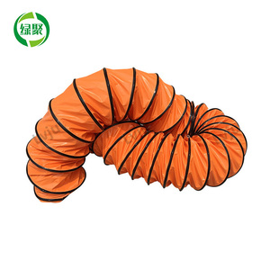 6 "8" 10 "12" pollici flessibile pieghevole ventilazione condotto aria condizionata tubo in tela PVC tubo flessibile - Product Image 5