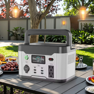 Vente chaude 600W Centrale électrique Portable 307Wh <span class=keywords><strong>Source</strong></span> d'alimentation Mobile Haute efficacité pour la maison Activités de plein air Voiture Utilisation facile - Product Image 2