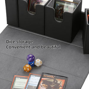    Estuche para Tarjetas T230 4 en 1, PTCG, para Juegos de Cartas, de Cuero PU con Forro de Franela, Caja Doble para Protección Ambiental, con Capacidad para 100 Tarjetas - Product Image 3