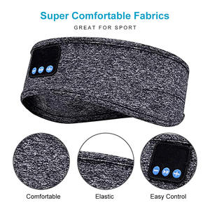 Écouteurs bluetooth de sport de plein air, bandeau d'écoute sans fil, tricoté, musique stéréo, pouces, haute qualité - Product Image 3