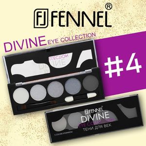 FENNEL Divine Eye Collection 5 Sets de fards à paupières premium 5 couleurs pour décorer les paupières et obtenir un look magnifique Palette premium - Product Image 5