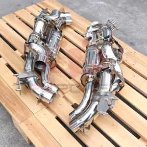 保时捷992卡雷拉4卡雷拉S Targa 4 Turbo S不锈钢排气猫背消声器，适用于2018 + 3.0T 3.8T车辆 - Product Image 4