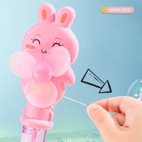 Bâton à bulles amusant en forme de lapin, mini jouet à bulles, jouets pour enfants, jeu d'extérieur d'été, jouets à bulles pas chers