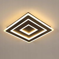Plafonnier LED carré minimaliste, design moderne, luminaire pour chambre à coucher, salon, cuisine