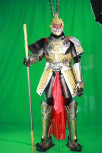 <span class=keywords><strong>Costume</strong></span> Mecha Black Myth Wukong 2,7 <span class=keywords><strong>m</strong></span> con trampoli per performance Wukong - Product Image 4