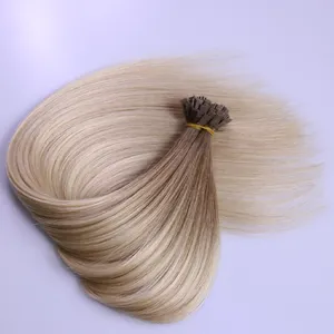 Cuticles Aligned In One Direction Human Virgin Flat Tip Hair Extensions Wholesale Indian Keratin Factory Direct Healthy Hair