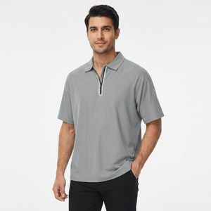 Polo Deportivo Ligero de Algodón para Hombre, Manga Corta, Absorbente de Humedad, Transpirable, con Bordado, Diseño Sólido, Suministro ODM - Product Image 1