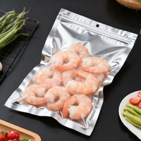 Sac à soufflet en PET/PE (CPP) imprimé par gravure personnalisée, thermoscellable, de qualité alimentaire, résistant à l'humidité et aux odeurs, pour fruits de mer, poissons, crevettes, saumon