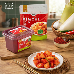 Kimchi de chou Napa en tranches JONGGA en gros 150g - Plat coréen authentique fermenté et probiotique - Product Image 5