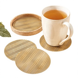 Posavasos de Metal de forma redonda de estilo elegante moderno para uso en el hogar, Hotel, oficina, artículo, posavasos de bebidas de la mejor calidad - Product Image 6