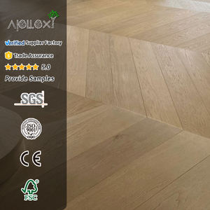 Suelo de Madera de Roble FSC de Alto Rendimiento Apolloxy, Resistente al Agua, Diseño Chevron, <span class=keywords><strong>Parquet</strong></span> de Madera Sintética - Product Image 1