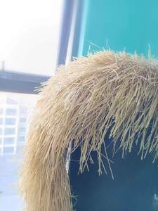 Ritardante di fiamma <span class=keywords><strong>prato</strong></span> di simulazione per la spiaggia Ready Made merci di paglia artificiale per le vendite calde paesaggio erba sintetica per il tetto - Product Image 5