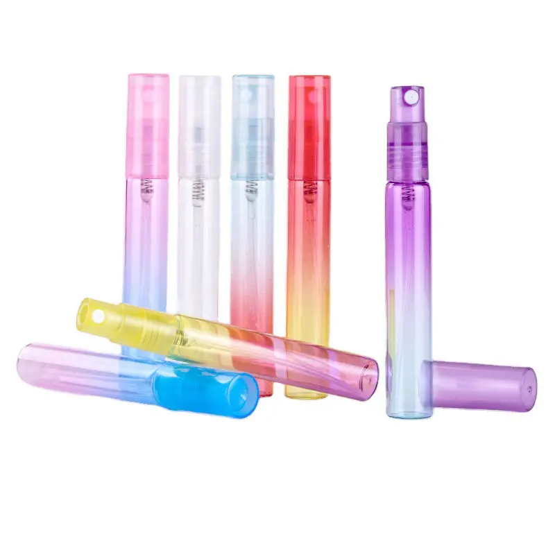 8Ml Kleine Mini Glazen Spuitfles Gradiënt Kleur Cosmetisch Glas Parfum Spuitflessen Voor Deodorant Verstuiver