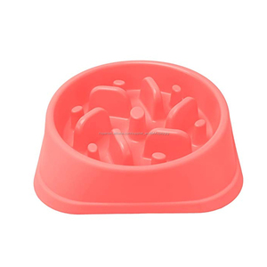 Antideslizante rompecabezas de Anti-Gulping <span class=keywords><strong>del</strong></span> más lento alimentos alimentación platos Pet perro lento tazón alimentador - Product Image 4