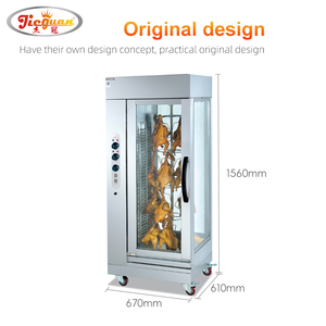 Vendita calda elettrico pollo <span class=keywords><strong>girarrosto</strong></span> in acciaio inox con ruote porta di vetro <span class=keywords><strong>girarrosto</strong></span> per <span class=keywords><strong>ristorante</strong></span> - Product Image 5