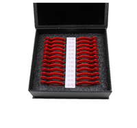 Ensemble d'insertion de lentille optique étui de maintien boîte de lentille d'essai équipement d'examen d'optométrie de Test de vue ophtalmique