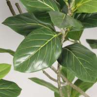 Planta Artificial de Ficus Altissima en Maceta, Decoración de Interiores para Oficina, Hogar y Jardín, Plantas Falsas, Vegetación Artificial