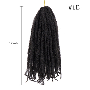 Rộng lớn Bán buôn giá rẻ tổng hợp afro Twist kinky Ombre Marley hộp bện tổng hợp Marley Braid tóc - Product Image 3
