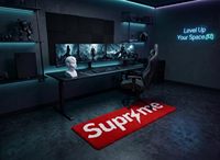 Tapis épais moderne couleur unie Super Thunder, moelleux, style Hypebeast, pour décoration murale streetwear, antidérapant, lavable, écologique en PET