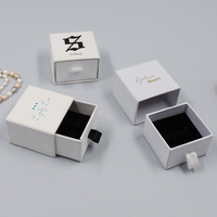 Boîte à bijoux en carton personnalisée 2022, boîte cadeau, boîte à bijoux coulissante pour collier, boucles d'oreilles, bracelet, bague