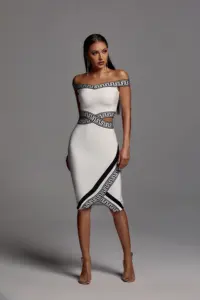 Bella Barnett Großhandel Kleidung Damen One Shoulder Langarm Mini Midi Maxi Bandage Kleid Bodycon Cocktail Frauen Party kleid