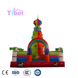 Muro de Escalada Inflable Gigante, Tobogán de PVC, Equipo de Juego al Aire Libre para Niños y Adolescentes, Parques de Aventura, Parques de Trampolín, Certificado CE, Máximo - Product Image 4