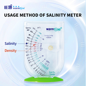 Thủy sản nhựa tỷ trọng kế nước biển cụ thể trọng lực kiểm tra bể cá hồ cá ngoài trời độ mặn mét thân thiện với môi warmtone - Product Image 5