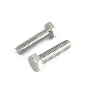 Vis M10x170 en acier inoxydable 304 316 de grade 8.8, DIN933 A4-80/A2-70, boulon hexagonal à filetage complet UNC - Product Image 4
