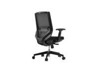 Chaise de bureau ergonomique en maille série KEY, dossier haut avec appui-tête 3D et soutien lombaire