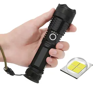 china raw material rechargeable battery flash three color diving 14 solar flashlight petrol station led torch light malaysia