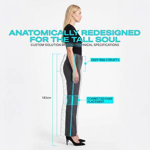 <span class=keywords><strong>Pantaloni</strong></span> a Zampa d'Elefante Extra Lunghi per Donne Alte, Taglia 36-38, <span class=keywords><strong>Pantaloni</strong></span> a Vita Alta 36 Pollici, Personalizzabili, Vendita all'Ingrosso - Product Image 3