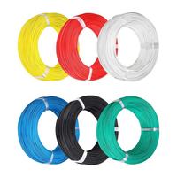 Fil flexible à haute température en cuivre étamé isolé par résine de fluorocarbone de silicone standard 16-26 AWG 300V-750V GwDL