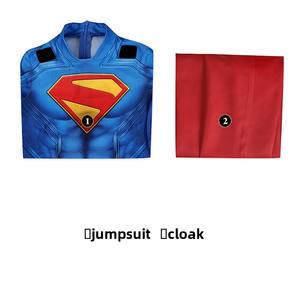 Disfraz de <span class=keywords><strong>Superman</strong></span> para Hombre con Mono, <span class=keywords><strong>Capa</strong></span> y Manto para Halloween - Product Image 6