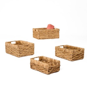 Giỏ đựng đồ lớn bằng mây đan tay bán chạy nhất Việt Nam, giỏ đan và giỏ mây nước hyacinth - Product Image 5