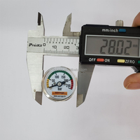 28mm 250bar Miniature High Pressure Gauge for Fire Extinguisher