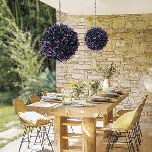 Q75 alta vendita palla di erba di plastica personalizzabile colore PE palla artificiale pianta palla per centro commerciale soffitto <span class=keywords><strong>Decar</strong></span> interno esterno - Product Image 4