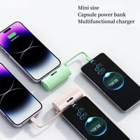 Nouveaux Produits 2023 : Mini Batterie Externe Mobile Kc à Charge Rapide de 5000 mAh – Petit Chargeur Portable Type Capsule