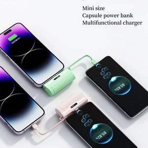 2023年新品 快充迷你Kc移动电源 5000mAh 小型便携式充电器 胶囊式移动电源 - Product Image 3