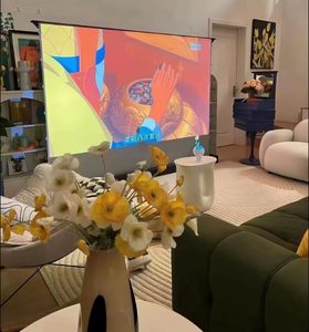 Projecteur laser tricolore C5 <span class=keywords><strong>Master</strong></span> 5800 Cvia Dolby Cinema 4K pour salon et jeux, avec écran anti-lumière de 120 pouces à levée au sol - Product Image 5