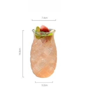 Hot <strong>Sale</strong> 480ml Cocktail Glass <strong>Tiki</strong> Pineapple Glasses Drinking Cup Pineapple Shaped Glass - Product Image 6