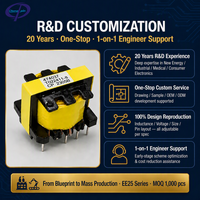 Transformateurs électroniques haute fréquence OEM personnalisés EE25 220V 12V pour alimentation industrielle et contrôle Flyback