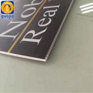 Cartel <span class=keywords><strong>de</strong></span> tablero a prueba <span class=keywords><strong>de</strong></span> agua mate personalizado hacer campaña PP tablero signo para patio jardín - Product Image 5