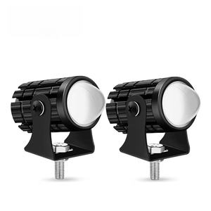 Mini phare avant à LED bicolore pour moto, faisceau haut et bas, lumière de conduite 12V-24V IP68 - Product Image 1