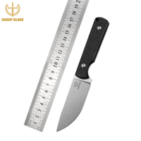 Couteau de chasse à lame fixe Yeehand, compatible OEM, avec acier 5CR15 et manche en Micarta, pour le camping en plein air