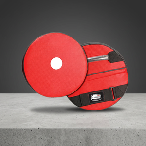 Saibro Red Neoprene Focus Pad With Adjustable <b>Velcro</b> <b>Strap</b> For Martial Arts Training Sparring Target Hook Loop Closure - Product Image 4