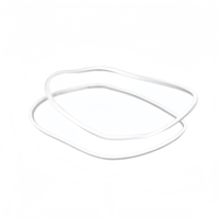 Kit d'étanchéité 20L pour couvercle de seau de peinture Bandes moussantes rondes blanches Joint de mousse blanc Doublure de seau en métal pour usage industriel-Chimique